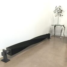 Radiateur design à ailettes torsadées | VD4646 acier compact