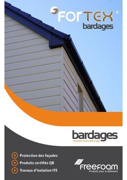 Fortex CLIC 170 |  Bardage PVC 170 mm en revêtement de façade extérieur 