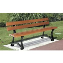 Banc public à lattes Buenos Aires 2 pieds