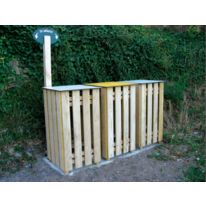 Poubelle extérieur tri sélectif Campagnarde