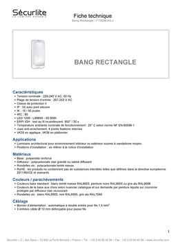 Luminaires LED contre l'hypervandalisme | Bang