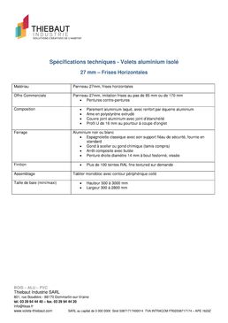 Volet battant alu isolé de 27 mm d'épaisseur | Volet battant alu isolé