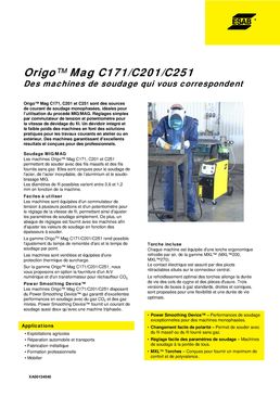 Poste de soudage MIG | Origo Mag C251