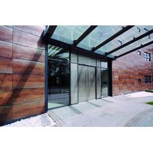 Façade vitrée entre dalle en tertiaire ou résidentiel | Kastellane 451 PT