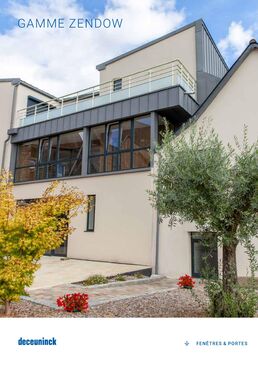 Menuiserie composite à profilés extrudés en PVC et fibre continue | Zendow#neo ThermoFibra