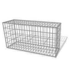 Mur de clôture avec mailles mixtes et ligature spirale | GABION-KIT OPTIMIZED CLOTURE