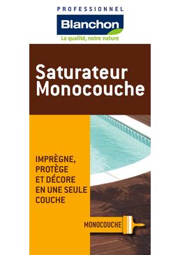 Saturateur teinté pour bois extérieurs horizontaux | Saturateur monocouche