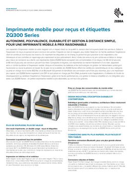 Imprimantes mobiles | ZQ300 Series