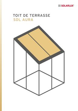 Toiture de terrasse bois-aluminium sans isolation thermique | SDL Aura