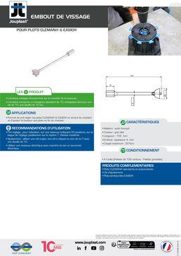 Accessoires de réglage pour plots gamme CLEMAN®