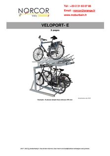 Rack double étage VELOPORT 
