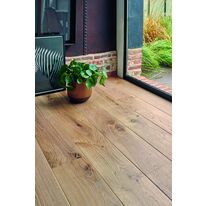 Lames de parquet vieillies contrecollées en chêne massif extra-larges | Diva 184 Héritage