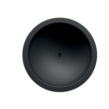 Vasque à encastrer noire Ø 385 HEMI | Réf. 120490BK