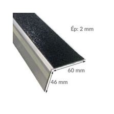 NEZ DE MARCHE ALU LARGE AVEC REPERAGE PHOTOLUMINESCENT 60MM X 46MM ANTI 50 MM L.3000 mm | WATTELEZ 