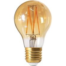 Ampoule LED filament : standard A60 Filament LED 7W E27 2 200 k 600 LM Dim. Ambre | 165456