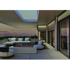 Store vertical extérieur à mécanisme invisible haute tenue au vent | Screeny Hide