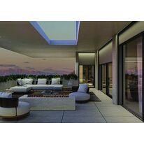 Store vertical extérieur à mécanisme invisible haute tenue au vent | Screeny Hide