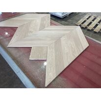 Parquet semi-massif en chêne | Pointe de Hongrie Lyon – Vernis mat invisible, qualité AB