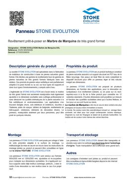 Panneau de revêtement mural Marquina