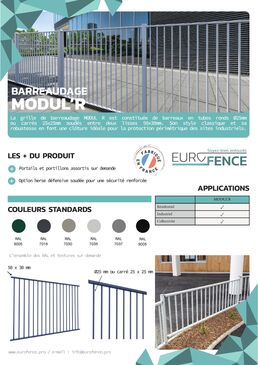 Clôture barreaudée I Modul'R®