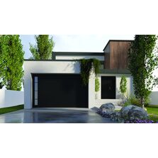 Porte sectionnelle de garage à structure renforcée pour grandes dimensions | Express+