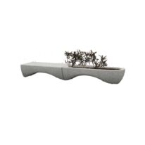 Banc méridienne jardinière béton | Coogee 