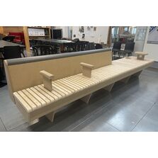 Assises urbaines en matériaux recyclés | Banc Sur Mesure