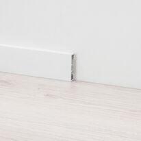 Plinthe décorative et technique | METAL LINE 89 – profilé aluminium anodisé angle droit finition sol flottant