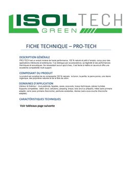 Isolation thermique naturelle | PRO-TECH