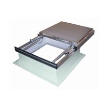 Exutoire de désenfumage pneumatique ou électrique pour toiture : DP 610 sur embase