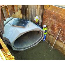 Canalisation à géométrie optimisée pour pose horizontale ou verticale | Moduloval