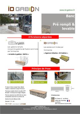 Gabion en pierre naturelle