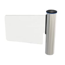 Portillon motorisé à vitrage court pour gestion de contrôle d'accès