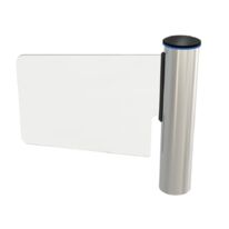 Portillon motorisé à vitrage court pour gestion de contrôle d'accès