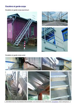 Garde-corps industriel en aluminium | GENTNER ET FILS 