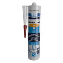 Mastic silicone pour porcelaine, émail ou verre | Gebsicone W