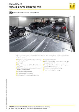 Système de parking entièrement automatique | Levelparker 570 