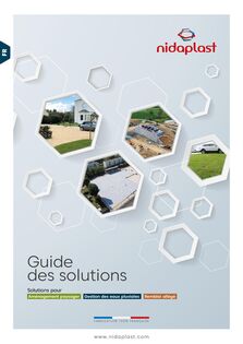 CATALOGUE DE SOLUTIONS ENVIRONNEMENTALES NIDAPLAST