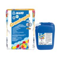 Mortier-colle bicomposant à prise rapide | GRANIRAPID pour carrelage, pierre naturelle et piscines