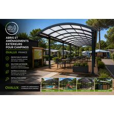 ABRIS ET AMÉNAGEMENTS EXTÉRIEURS POUR CAMPINGS OVALUX