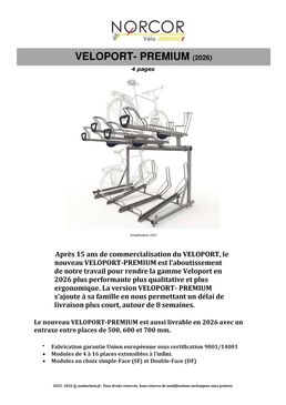 Racks doubles-superposés vélos (2 étages)| VELOPORT 