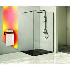 Panneau mural rayonnant basse tension en intégration totale pour douche et salle de bains | E-Vipanel