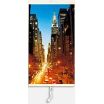 Panneau chauffant infrarouge extra-plat | Poster Éco-Chauffant 1PEC motif STREET