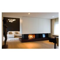 Cheminée à bois double face verticale | Luna Diamond Bois 1000DV 