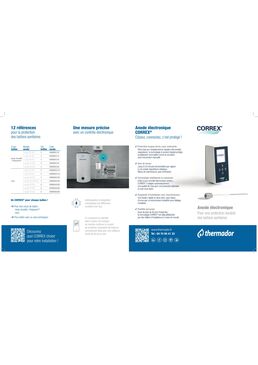 Anode électronique CORREX® pour protection anticorrosion des ballons ECS