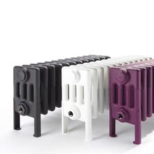 Radiateur plinthe design haussmannien | VD0721 en acier à fluide caloporteur