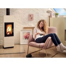 Poêle à bois rectangulaire en fonte | Corna Leda