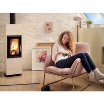 Poêle à bois rectangulaire en fonte | Corna Leda