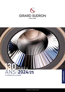 Catalogue Girard Sudron 130 ans 2024/25 - LUMINAIRES - FR