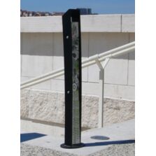 Potelet de voirie | Potelet Graph en acier avec décor personnalisable